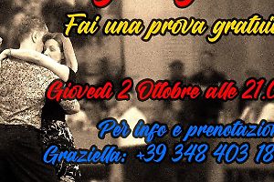 Corsi di tango a Torino: prova gratuita il 2 ottobre