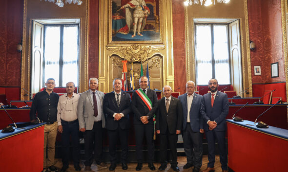 Lo Russo incontra i sindaci palestinesi per la cooperazione Akli Baladi